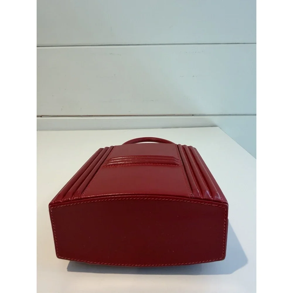 HERMES Kelly Cadena Bag Cadena Kelly Bag Cadena Bag Tote Bag Box scarf Noir ... - Picture 3 of 7